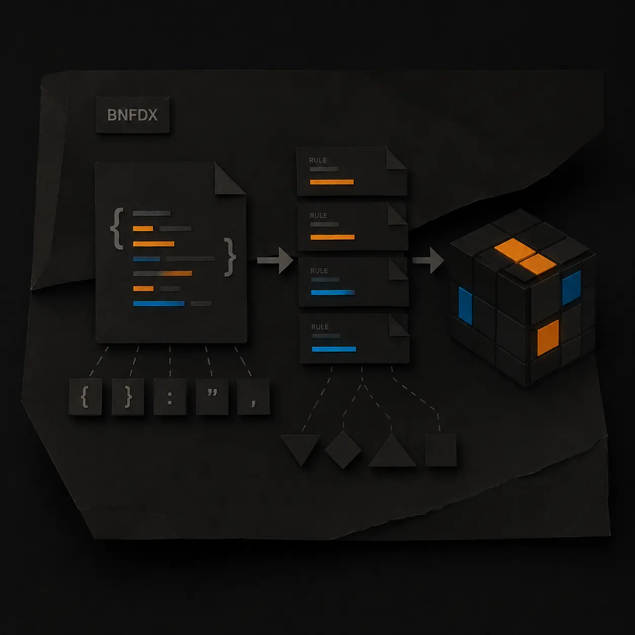 BNFDX grammar engine visual